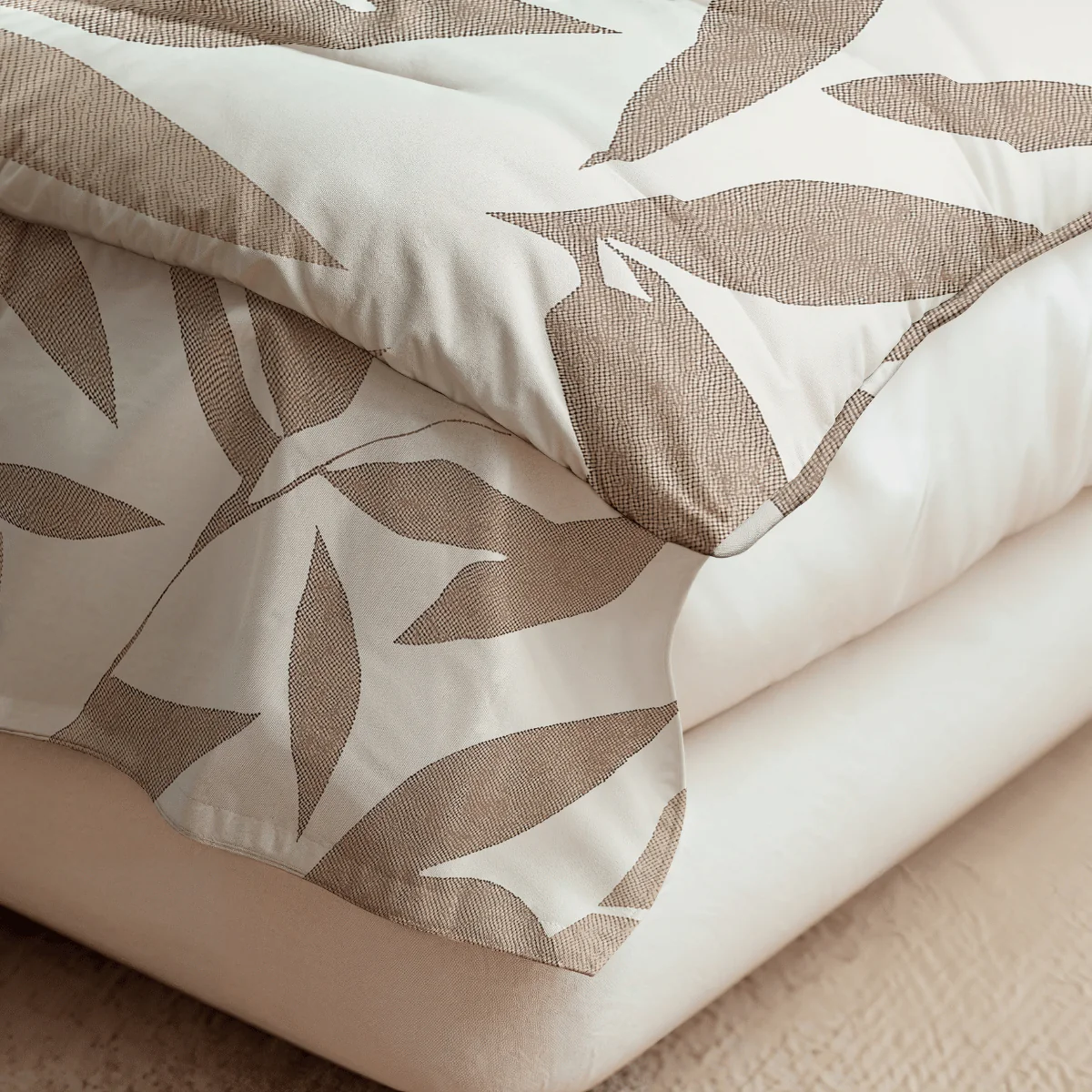 Zelesta Pure Design Couette Coton - Beige d'Automne - Image 8