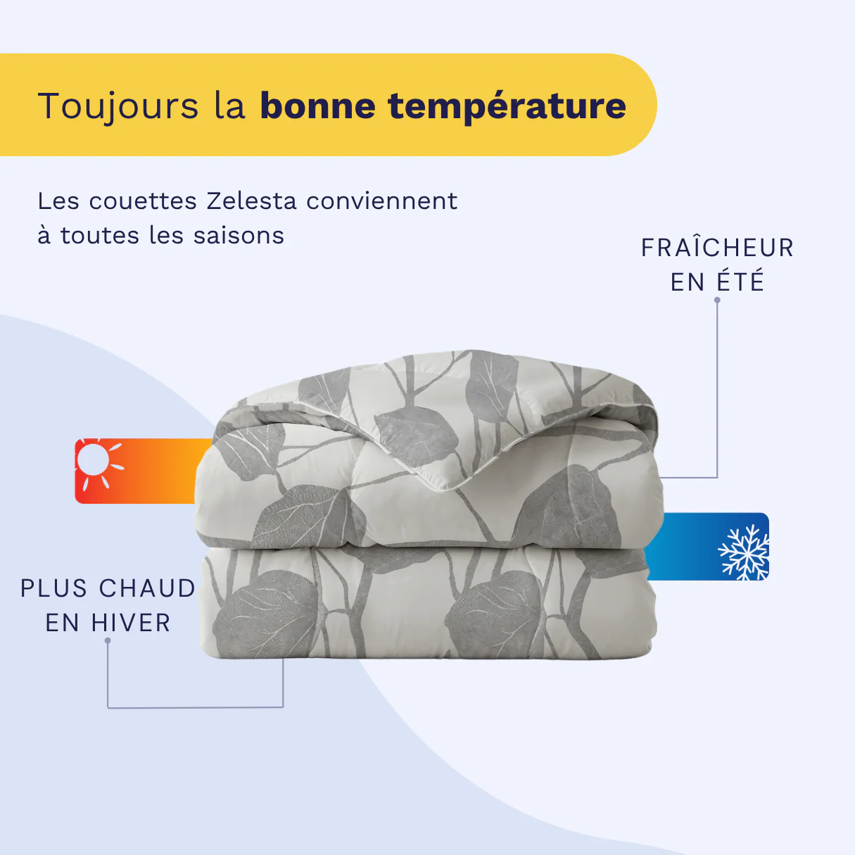 Zelesta Pure Design Couette Coton - Bourgeons de Printemps - Image 4
