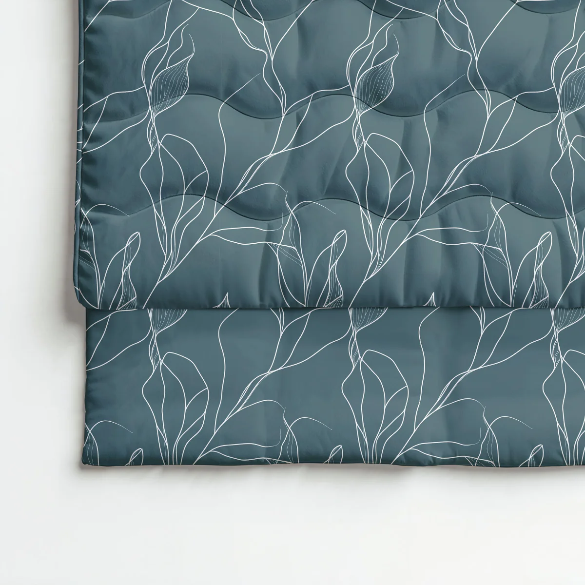 Zelesta Pure Design Couette Coton - Feuilles Blanches - Image 10