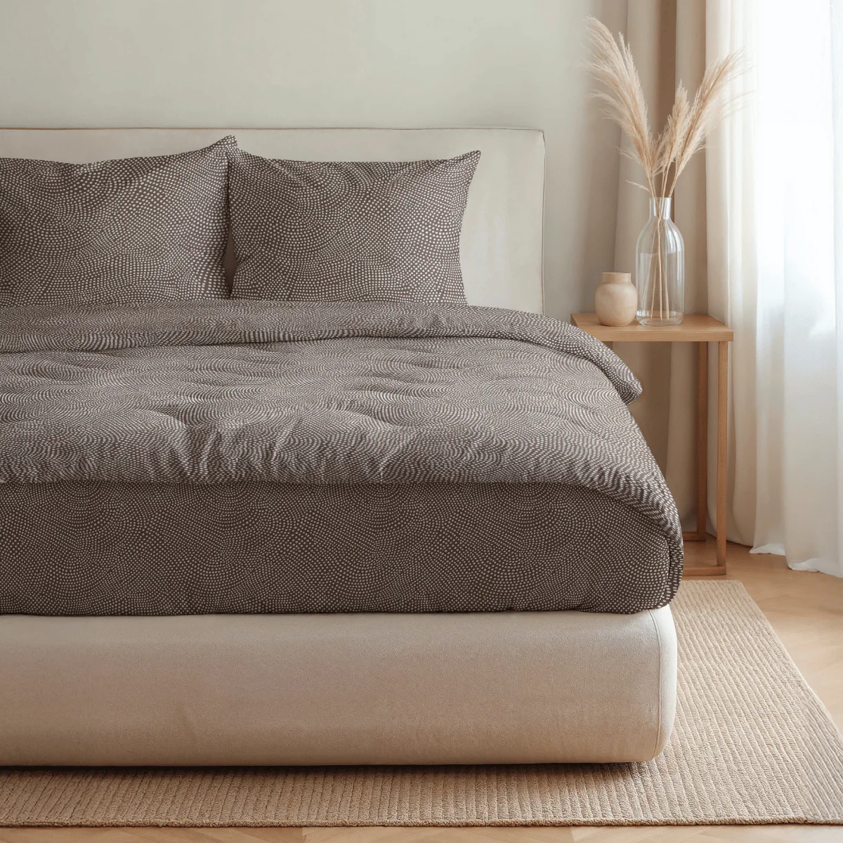 Zelesta Pure Design Couette Coton - Marron Fauve - Image 3
