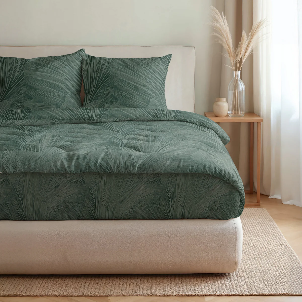 Zelesta Pure Design Couette Coton - Vert Botanique - Image 3