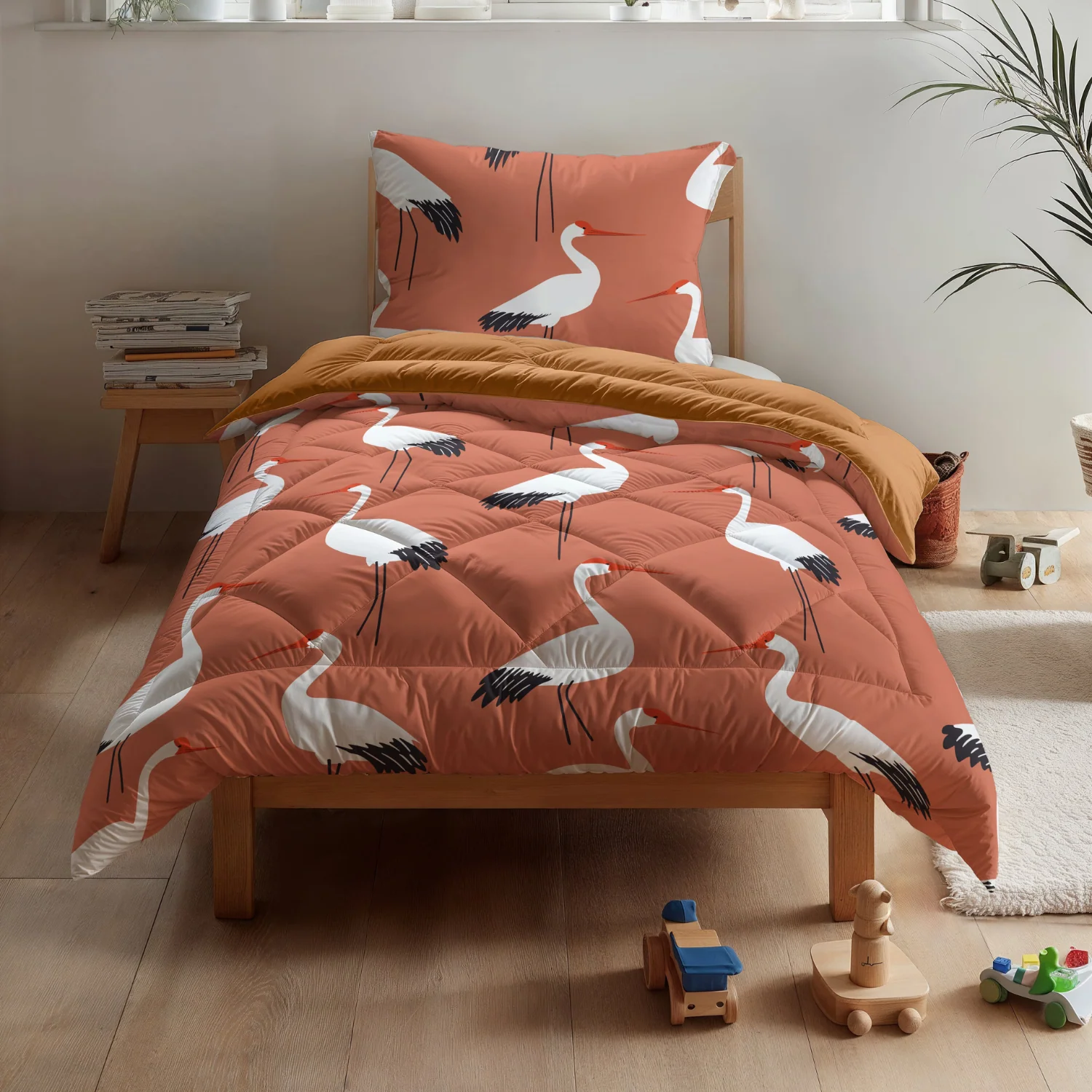 Zelesta Pure Kids Couette Coton - Grue d'Ocre - Image 3