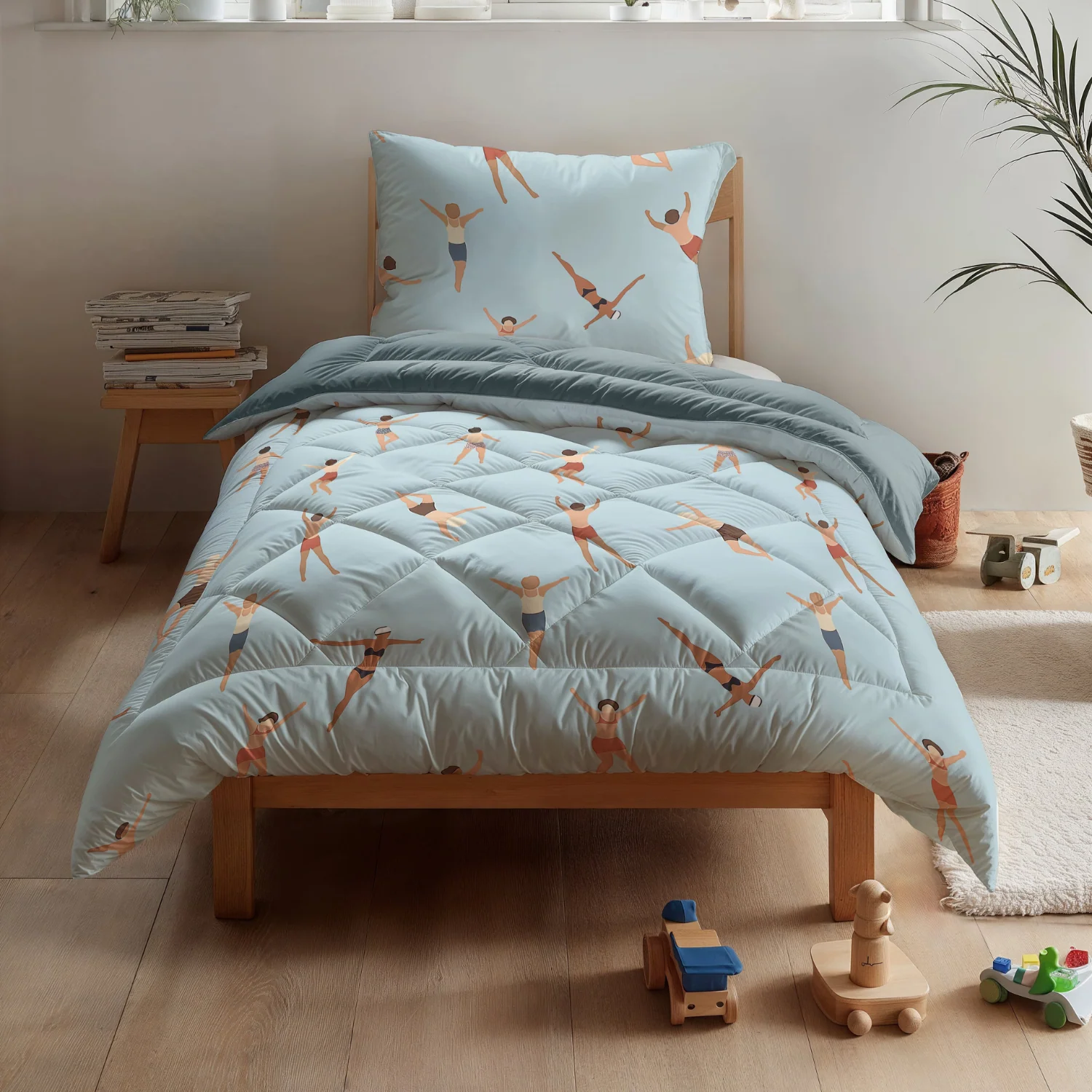 Zelesta Pure Kids Couette Coton - Nageurs - Image 3