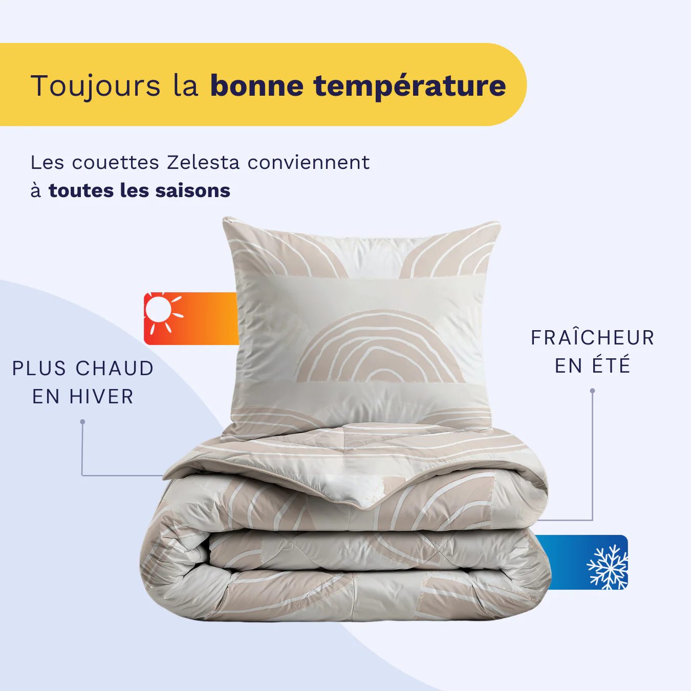 Zelesta Pure Kids Couette Coton - Rêves de Dunes - Image 4