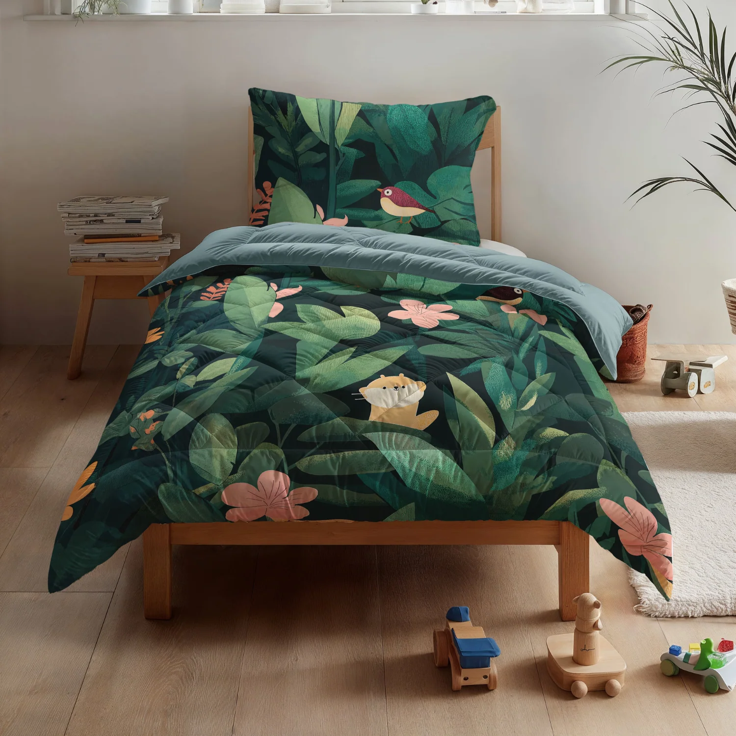 Zelesta Pure Kids Couette Coton - Voyage de Jungle - Image 3