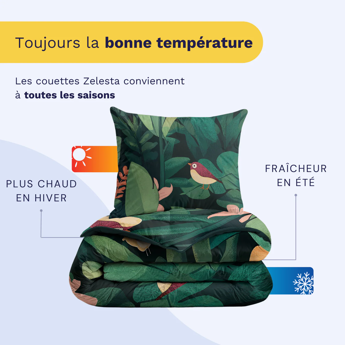 Zelesta Pure Kids Couette Coton - Voyage de Jungle - Image 4