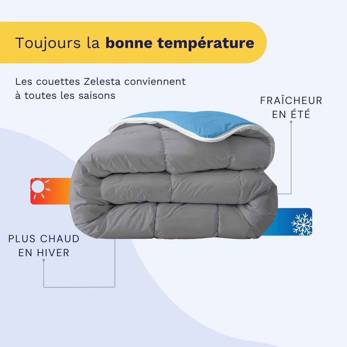 Zelesta Royalbed - Bleu & Anthracite - Image 5