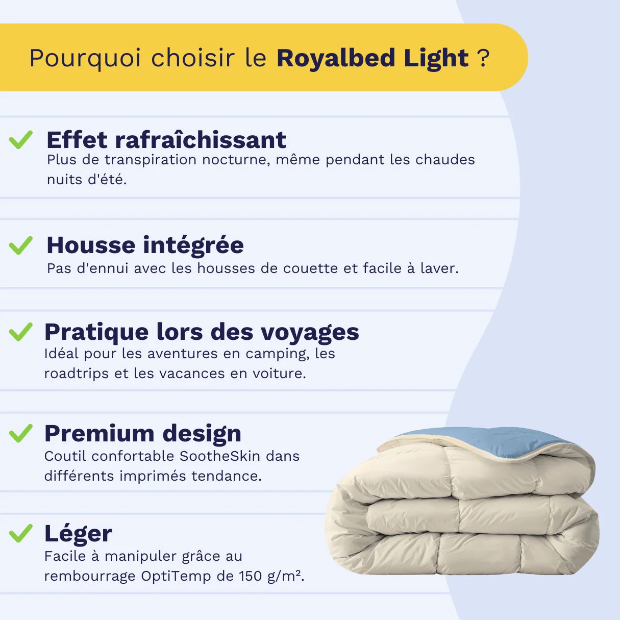 Zelesta Royalbed Light - Brume Bleue & Plage de Sable - Image 4