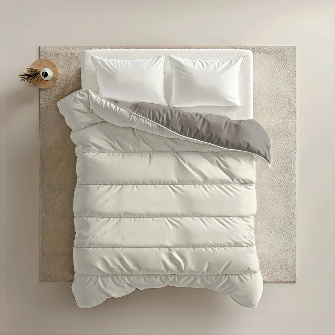 Zelesta Royalbed Light - Gris Tendre & Crème - Image 3