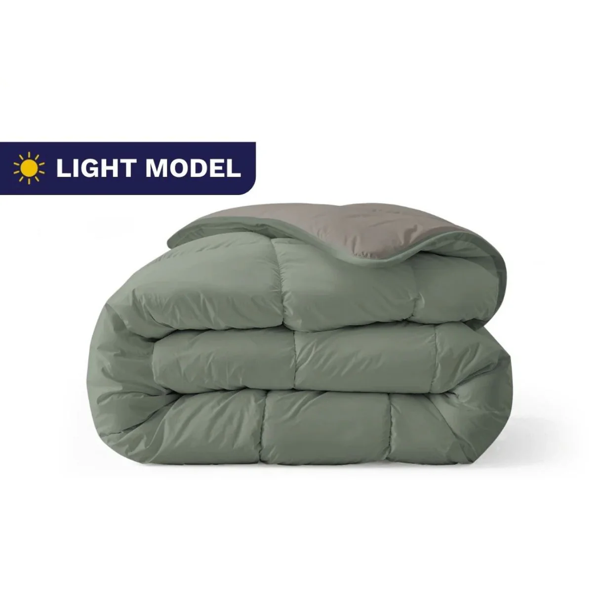 Zelesta Royalbed Light - Gris Tendre & Vert Pastel