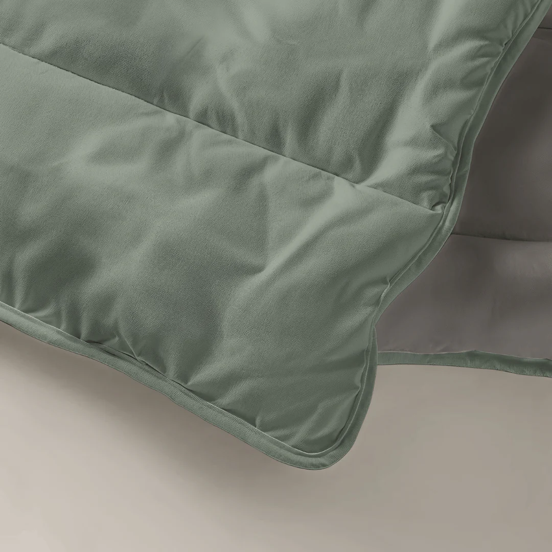 Zelesta Royalbed Light - Gris Tendre & Vert Pastel - Image 13