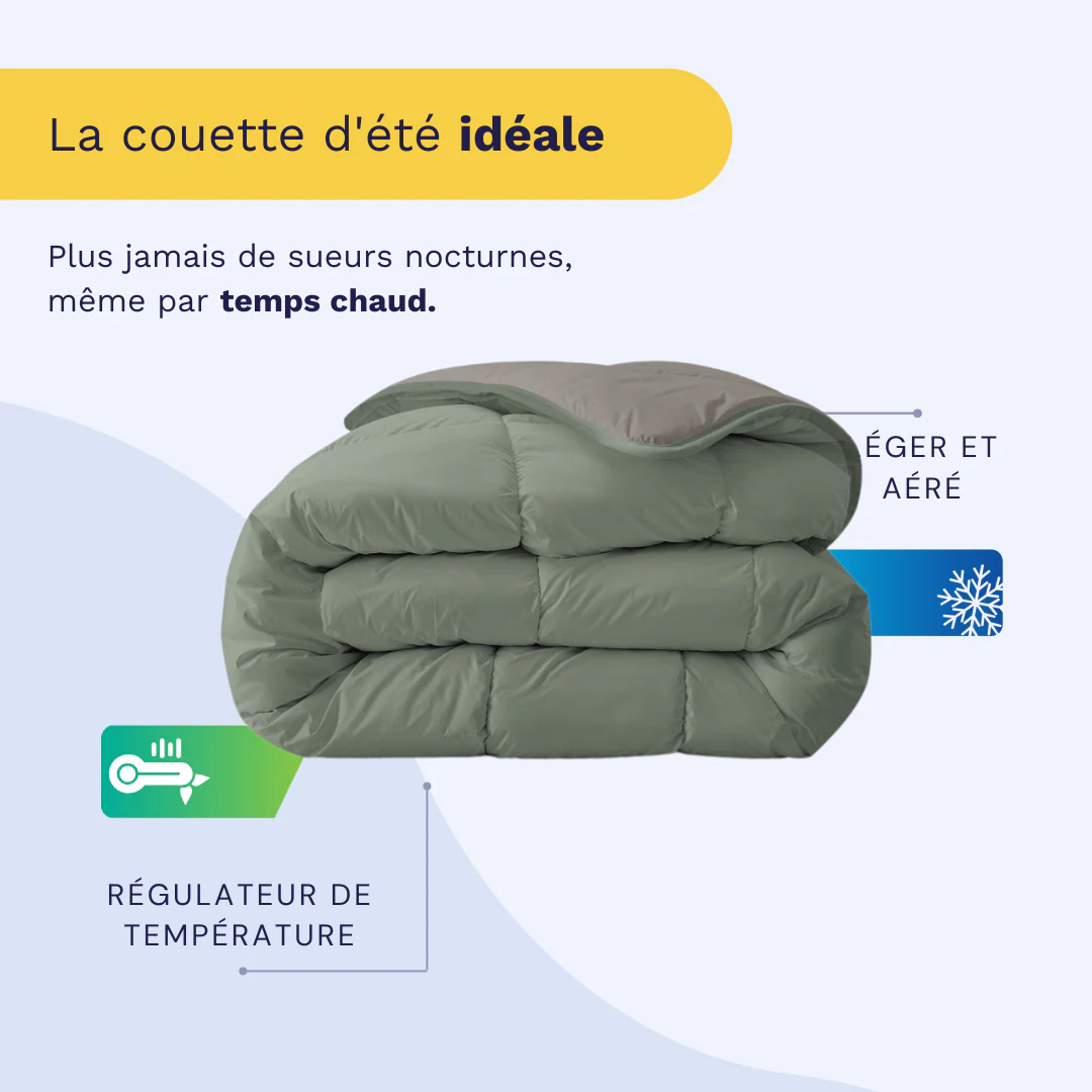 Zelesta Royalbed Light - Gris Tendre & Vert Pastel - Image 5