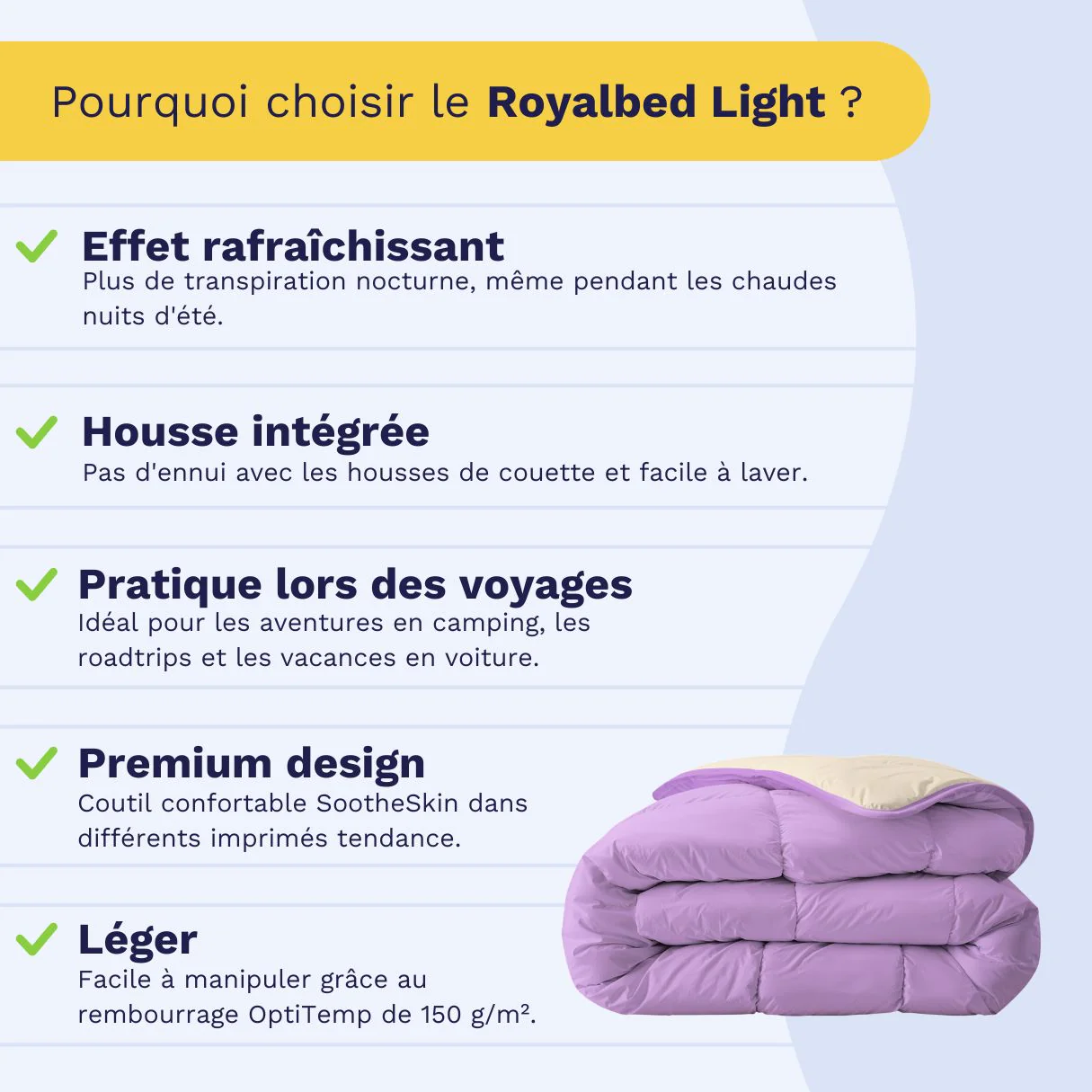 Zelesta Royalbed Light - Lilas & Plage de Sable - Image 4