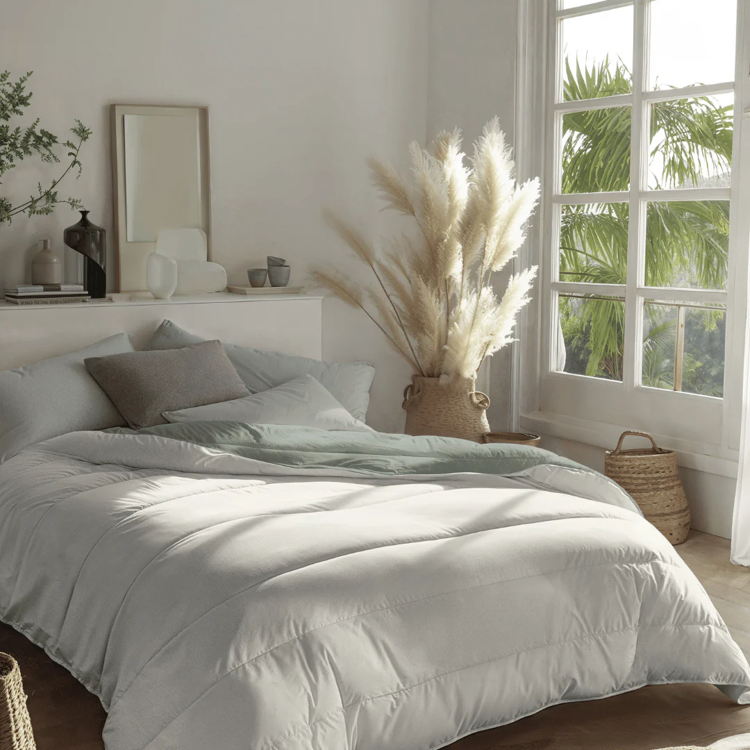 Zelesta Royalbed - Vert Pastel & Crème - Image 2