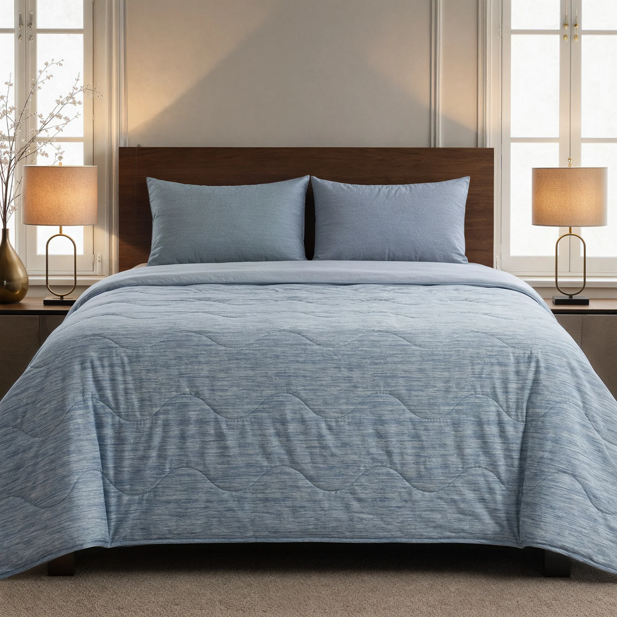 Zelesta Spécial Mix Fraîcheur Couette Été - Bleu Serein - Image 3