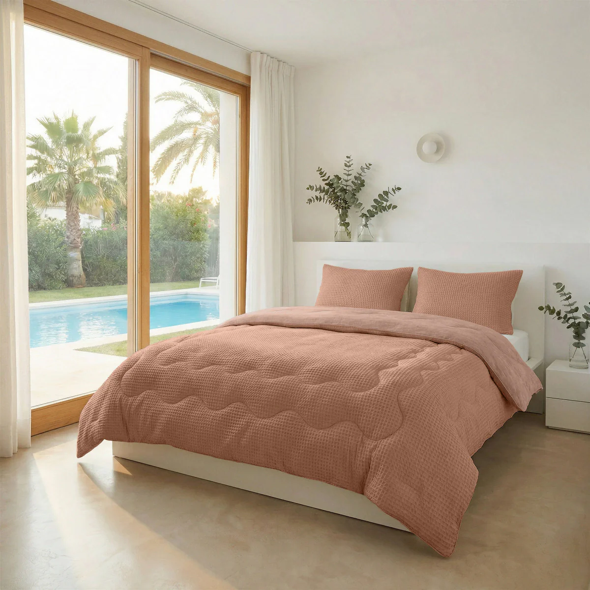 Zelesta Spécial Fraîcheur Sereine Couette Été - Rose Terracotta - Image 2