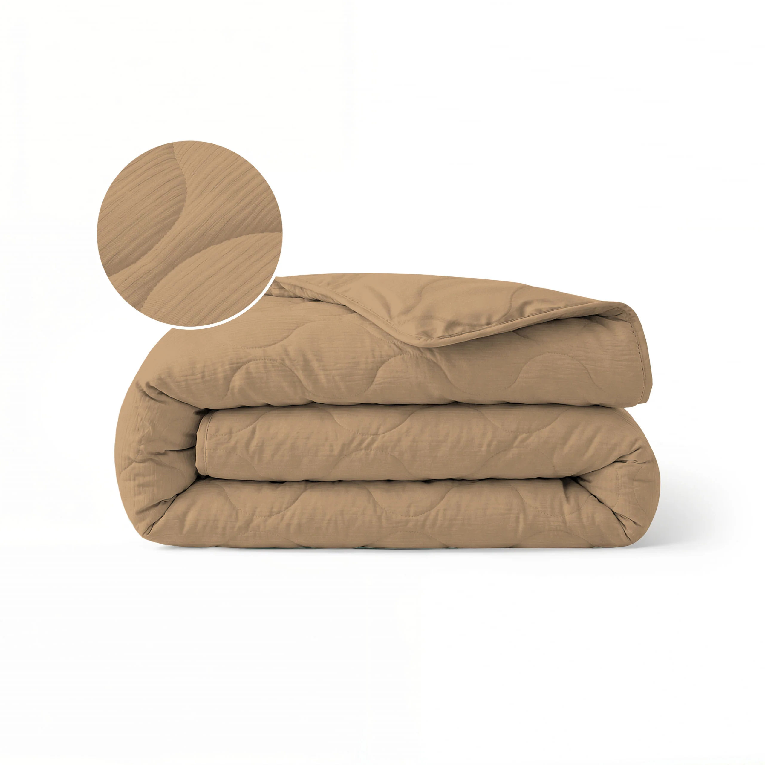 Zelesta Spécial Mousseline Couette Été - Beige Doux - Image 8