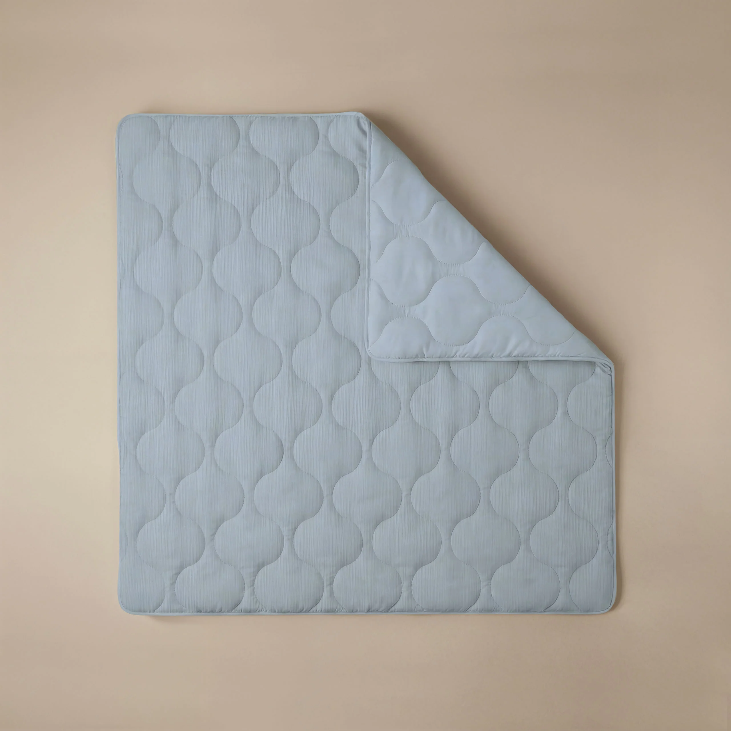 Zelesta Spécial Mousseline Couette Été - Bleu Glacier - Image 5