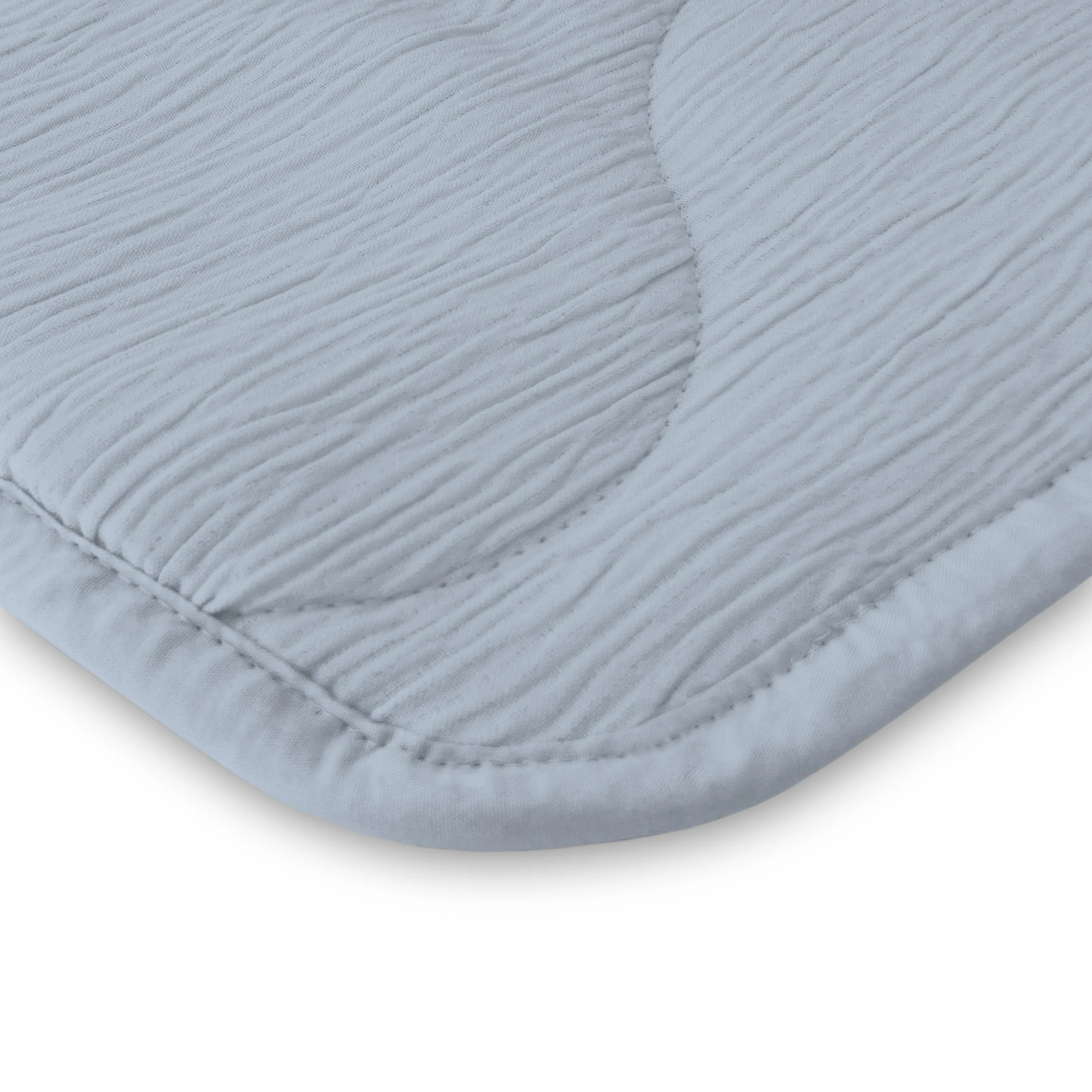 Zelesta Spécial Mousseline Couette Été - Bleu Glacier - Image 7