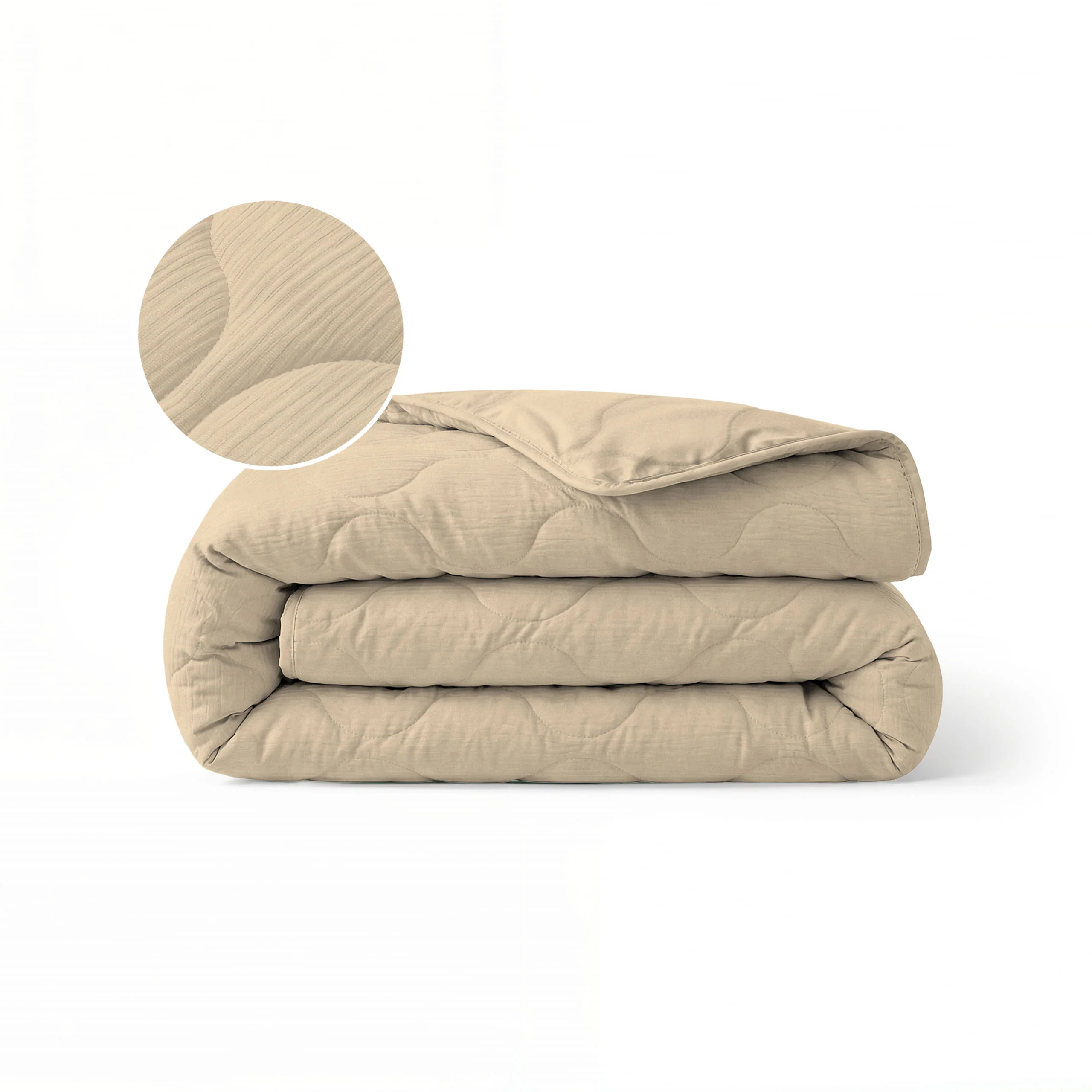 Zelesta Spécial Mousseline Couette Été - Jaune Vanille - Image 8