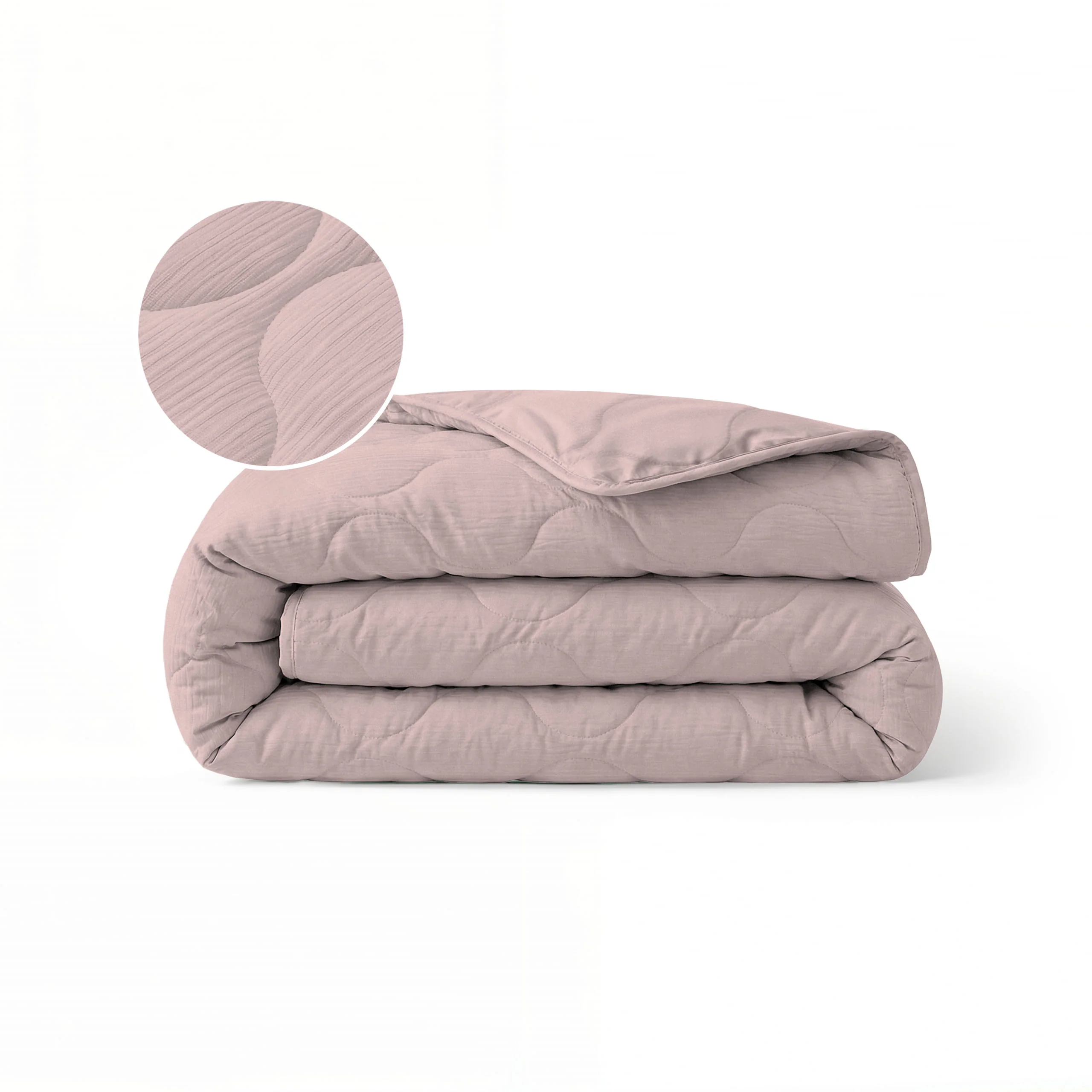 Zelesta Spécial Mousseline Couette Été - Rose Doux - Image 8