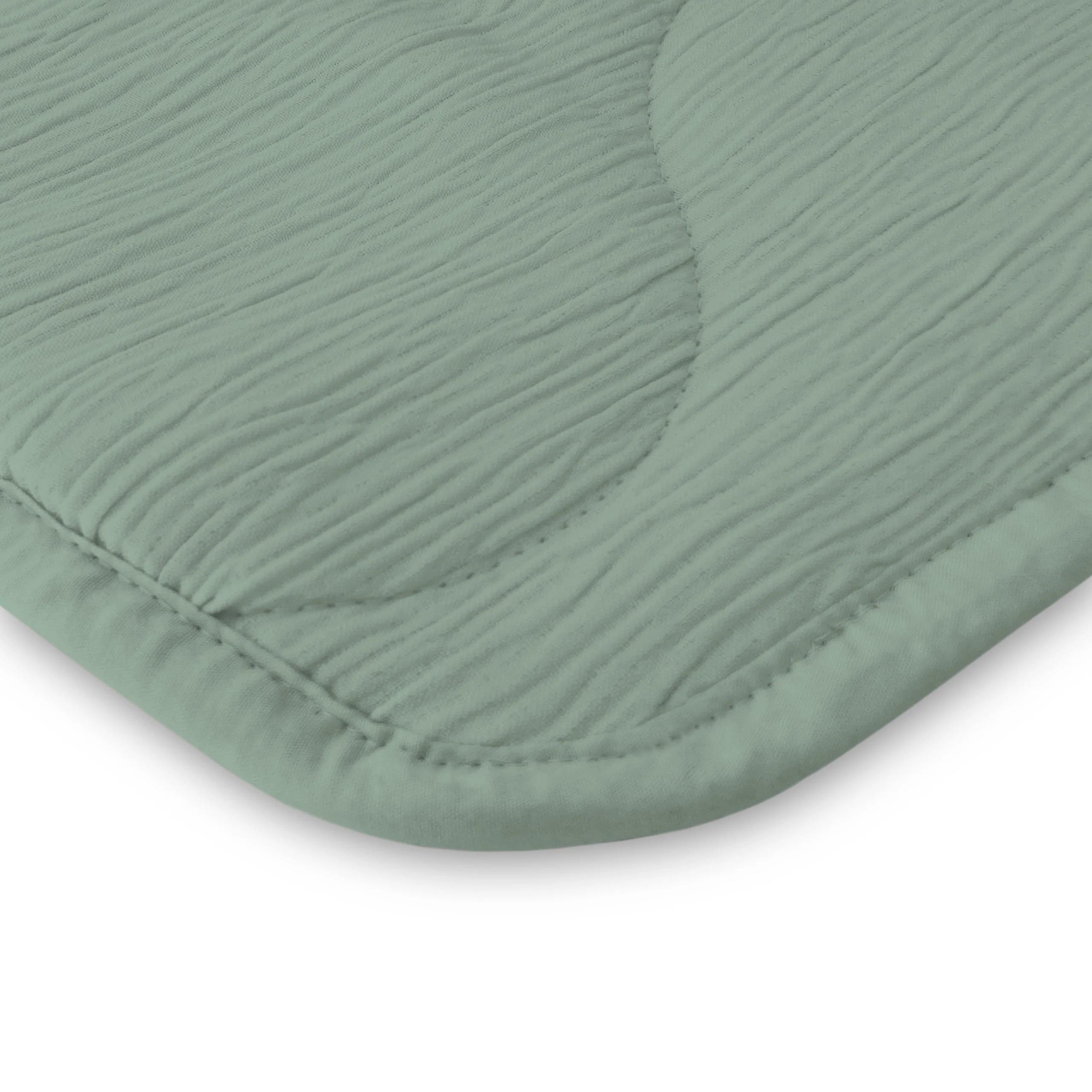 Zelesta Spécial Mousseline Couette Été - Vert Eucalyptus - Image 6