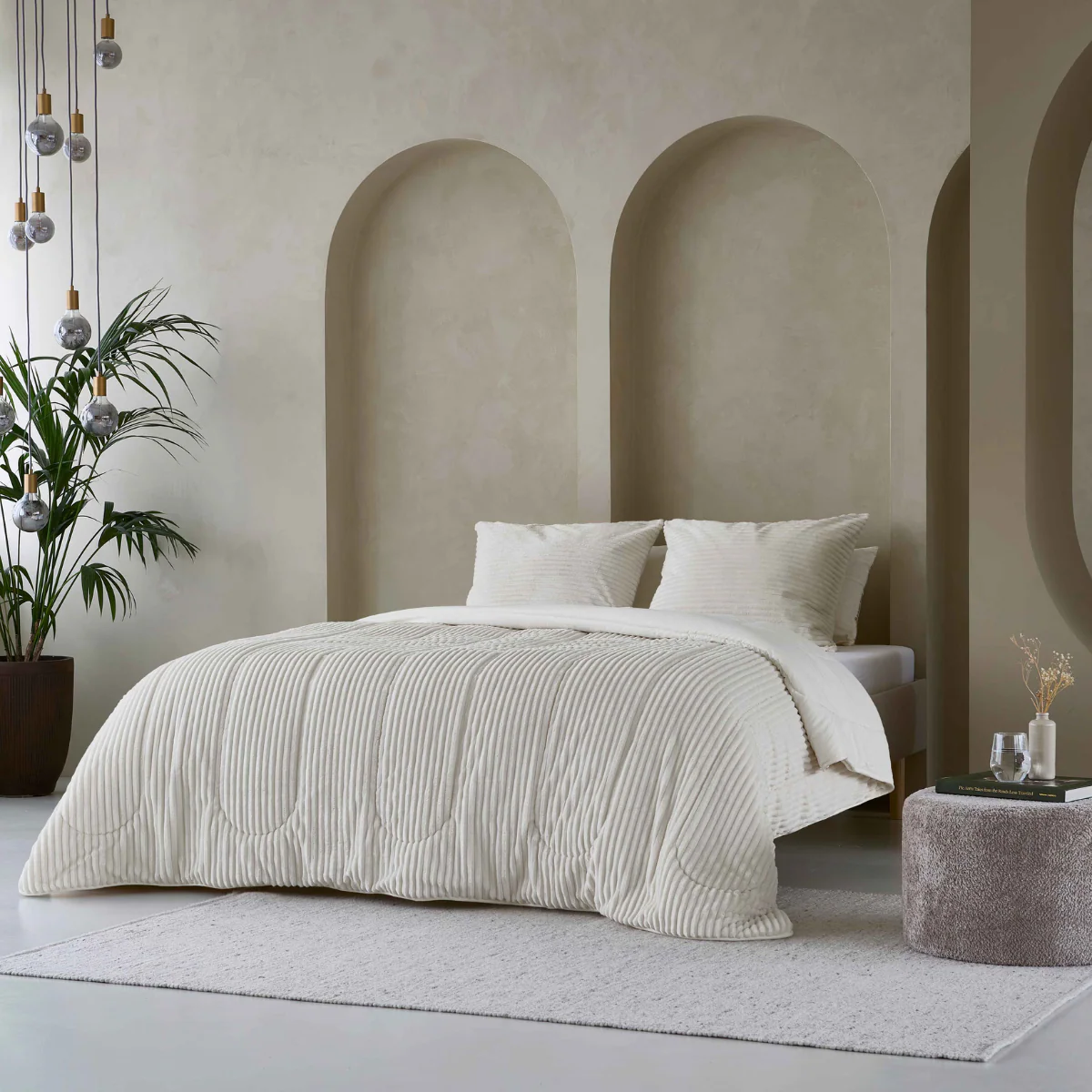 Zelesta Teddy Groovebed - Blanc Cassé - Image 2