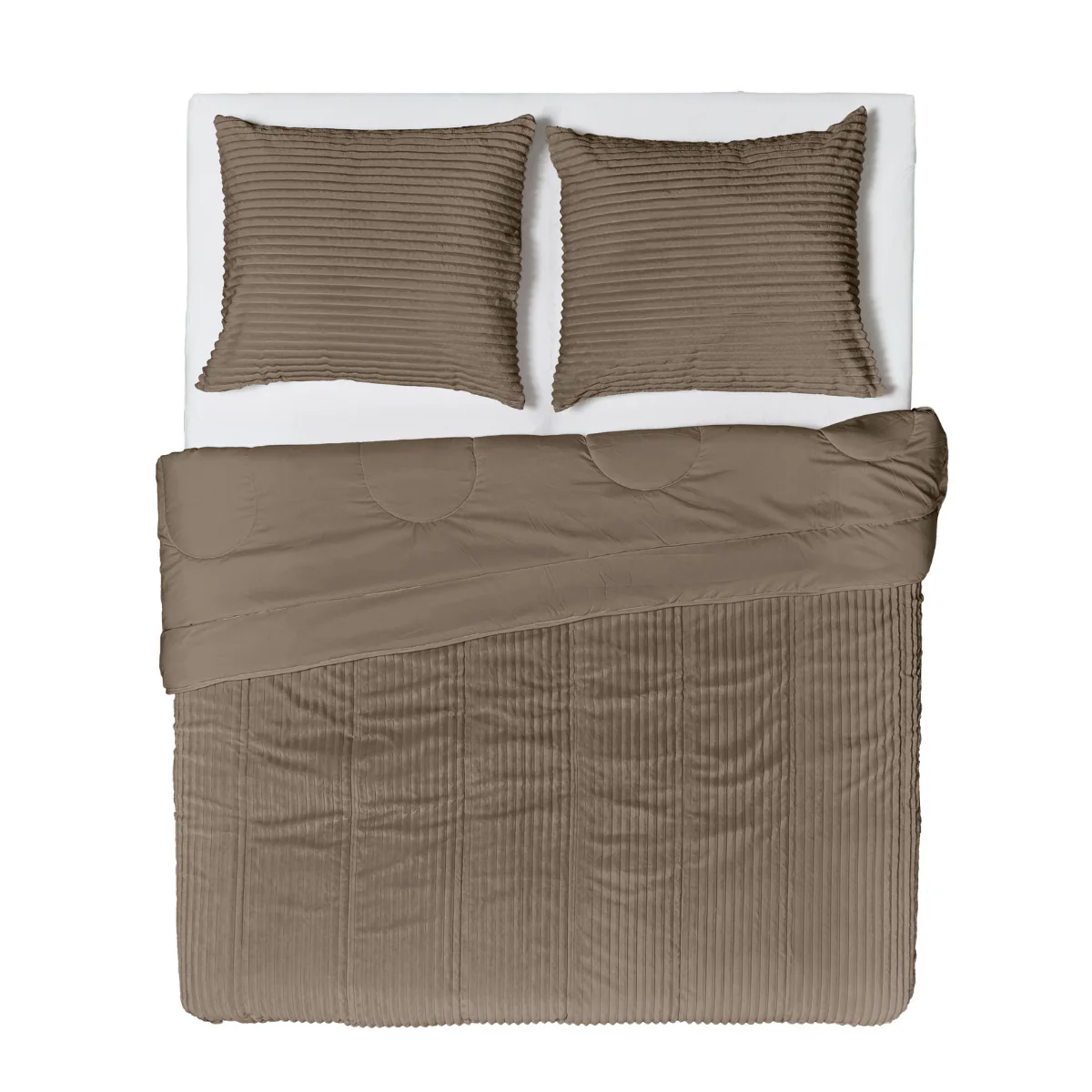 Zelesta Teddy Groovebed - Taupe - Image 3