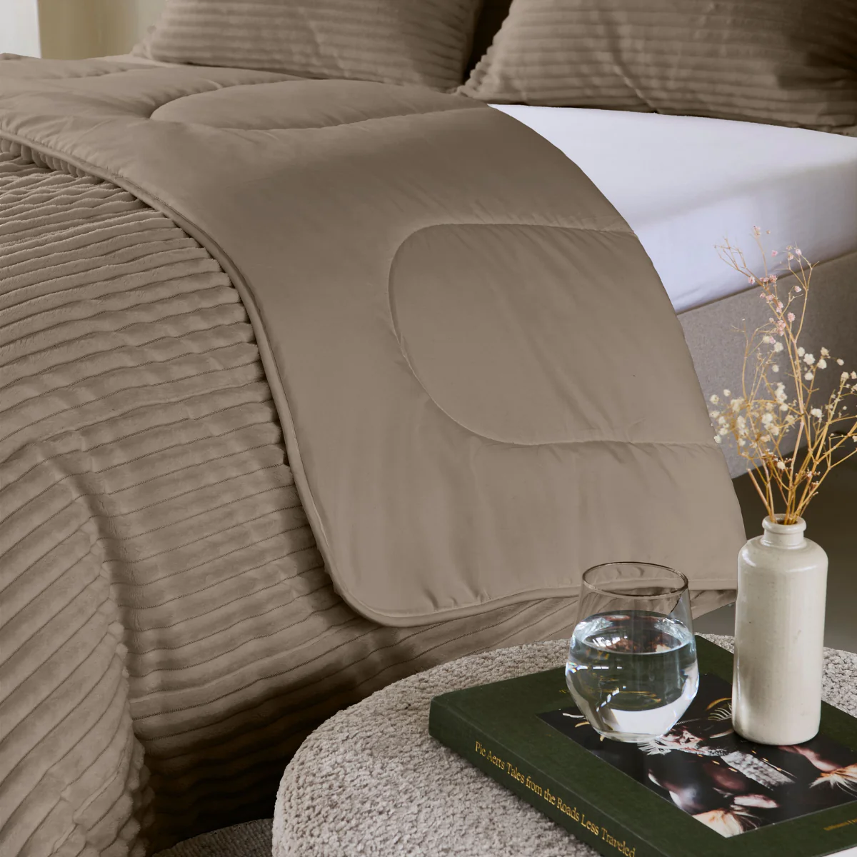 Zelesta Teddy Groovebed - Taupe - Image 8