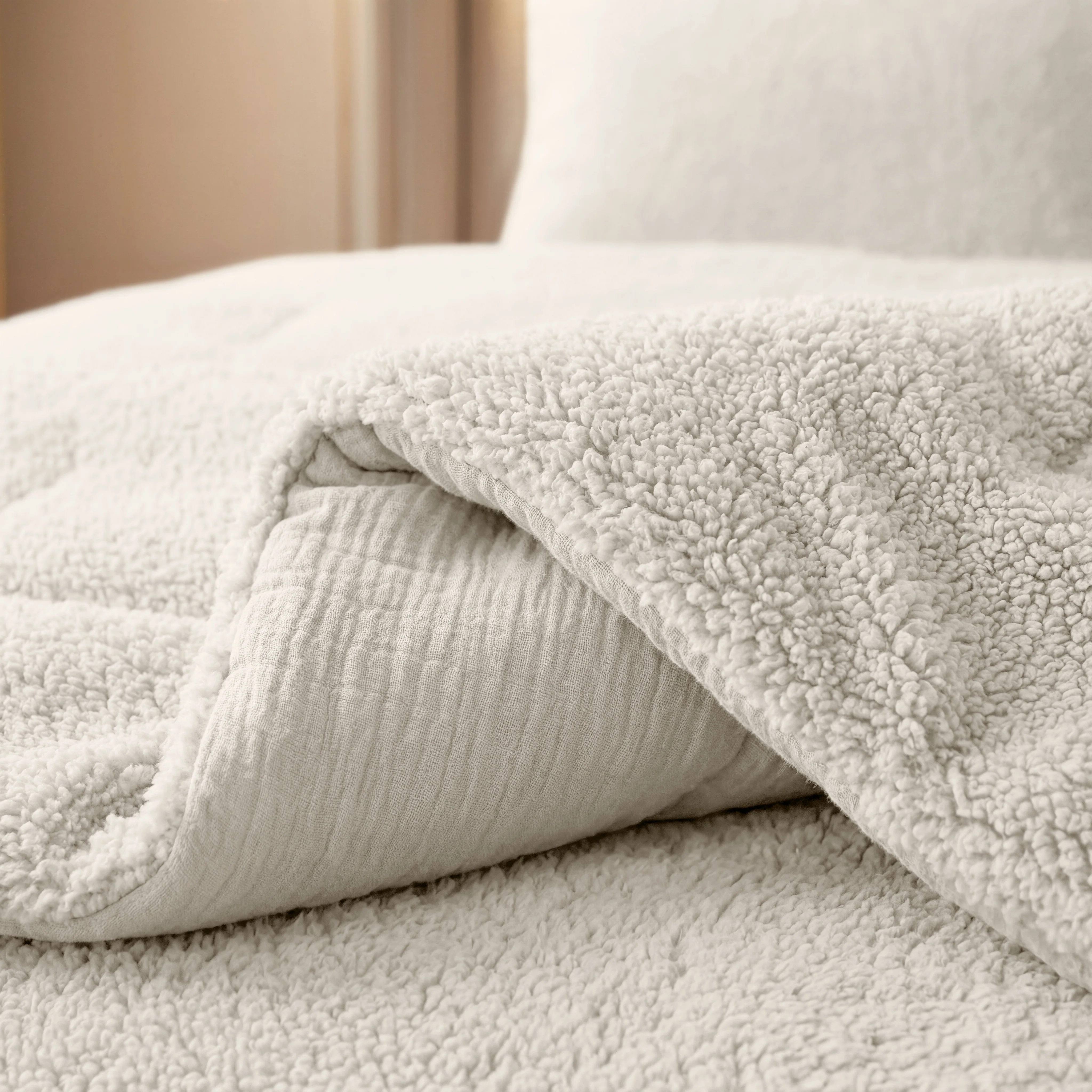 Zelesta Teddy Mousseline de Coton - Beige - Image 6