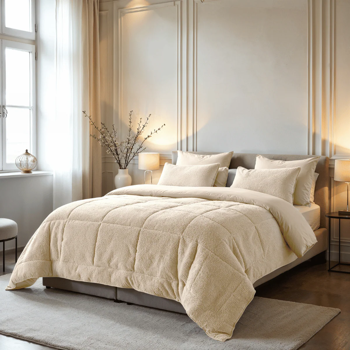 Zelesta Teddybed - Crème - Image 3
