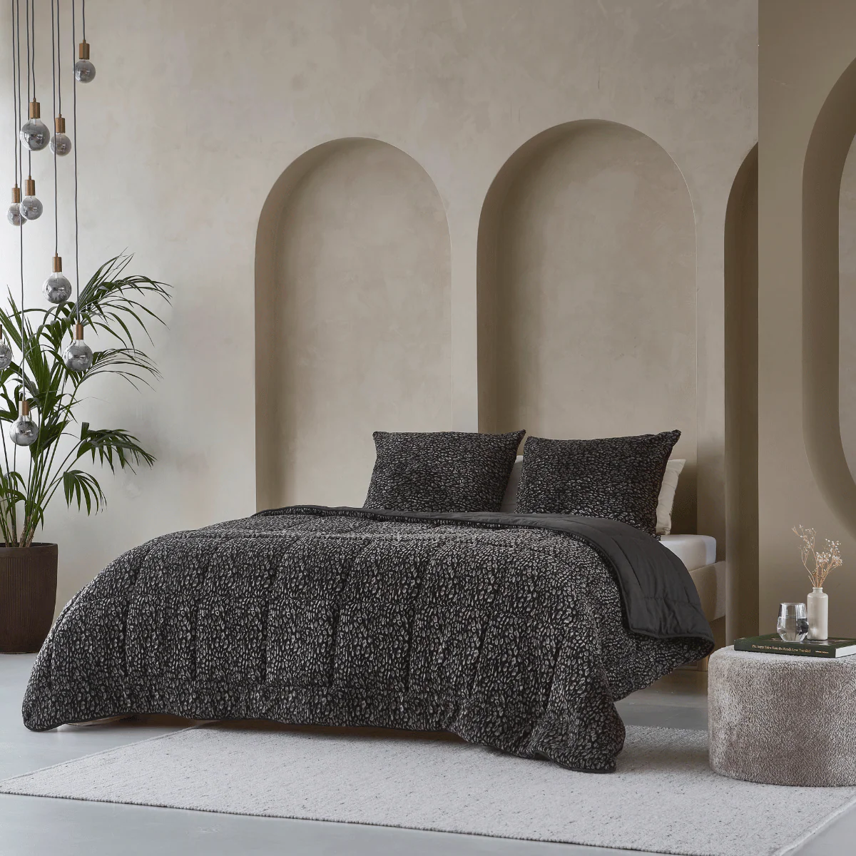 Zelesta Teddybed - Panthère Anthracite - Image 2