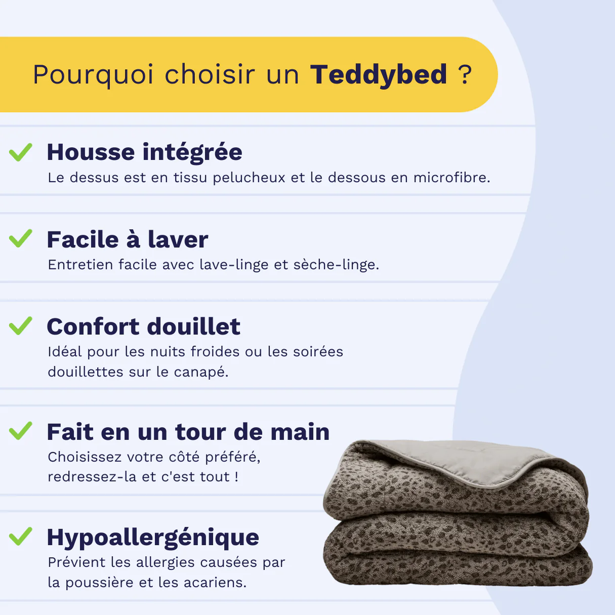 Zelesta Teddybed - Panthère Taupe - Image 4