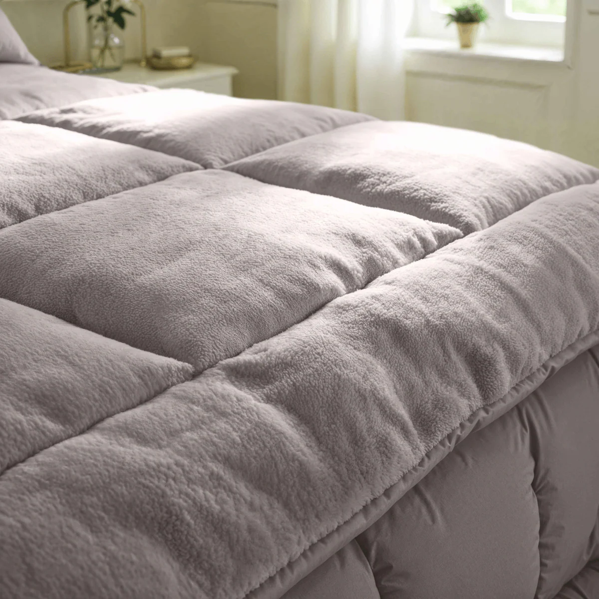 Zelesta Teddybed - Taupe - Image 7