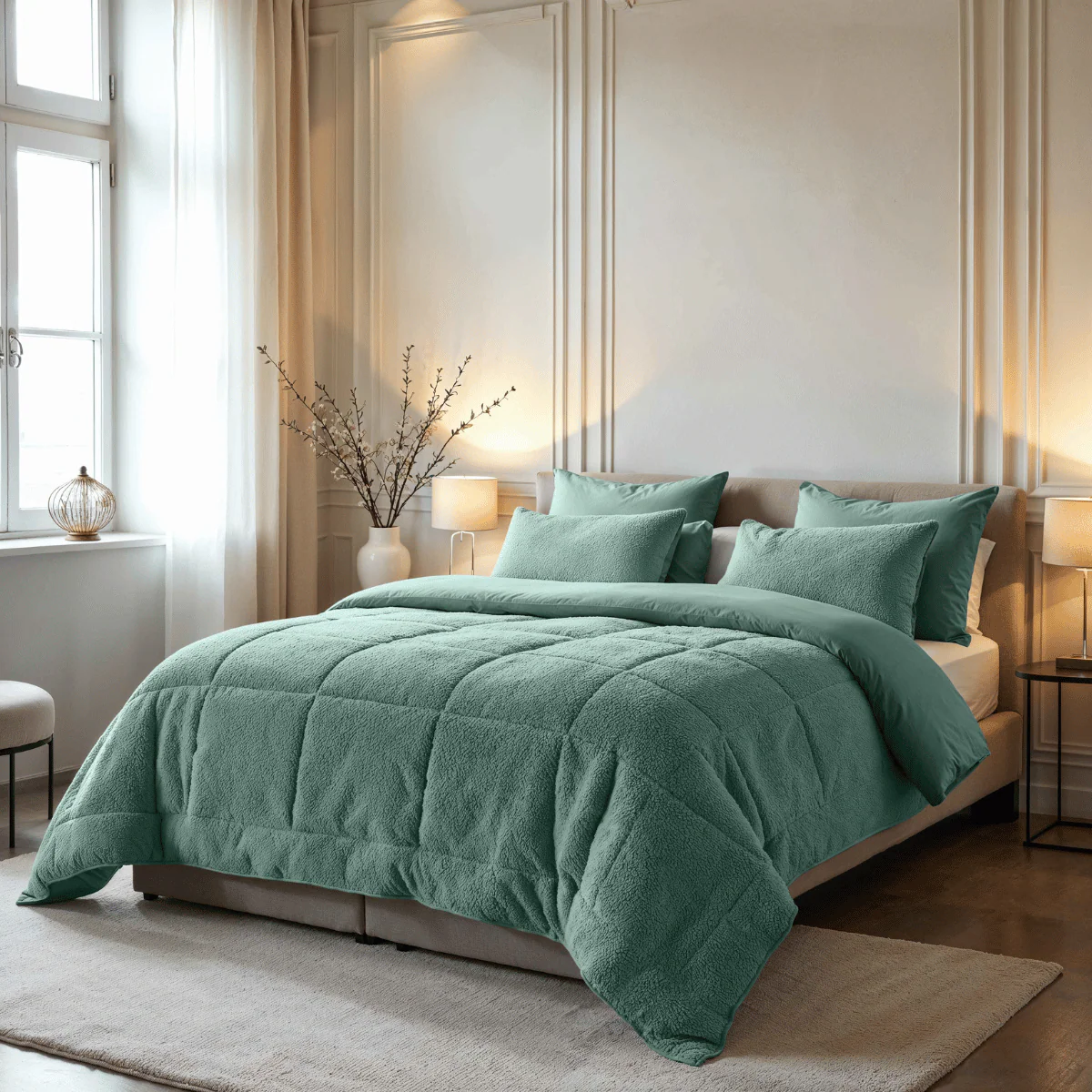 Zelesta Teddybed - Vert - Image 2