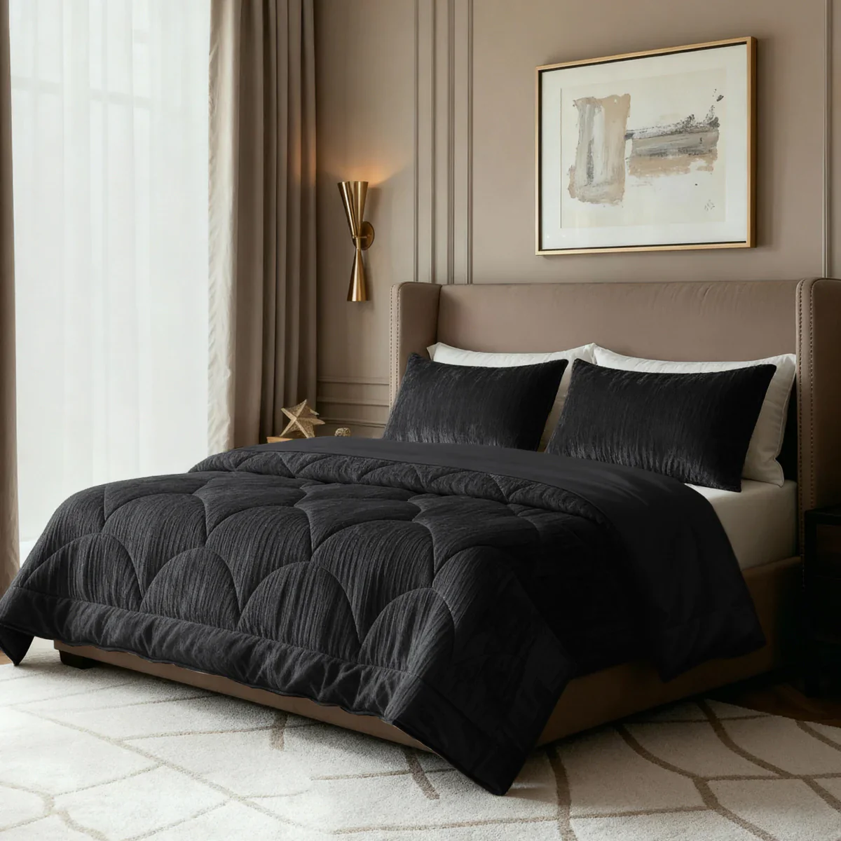 Zelesta Velvetbed Chic - Noir - Image 3
