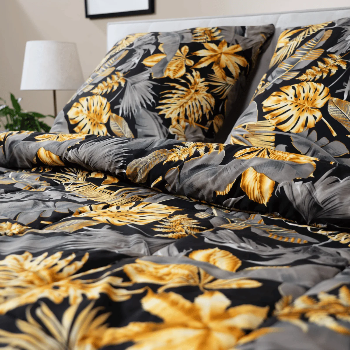 Zelesta Wonderbed 4 Saisons Double - Feuilles Dorées - Image 8