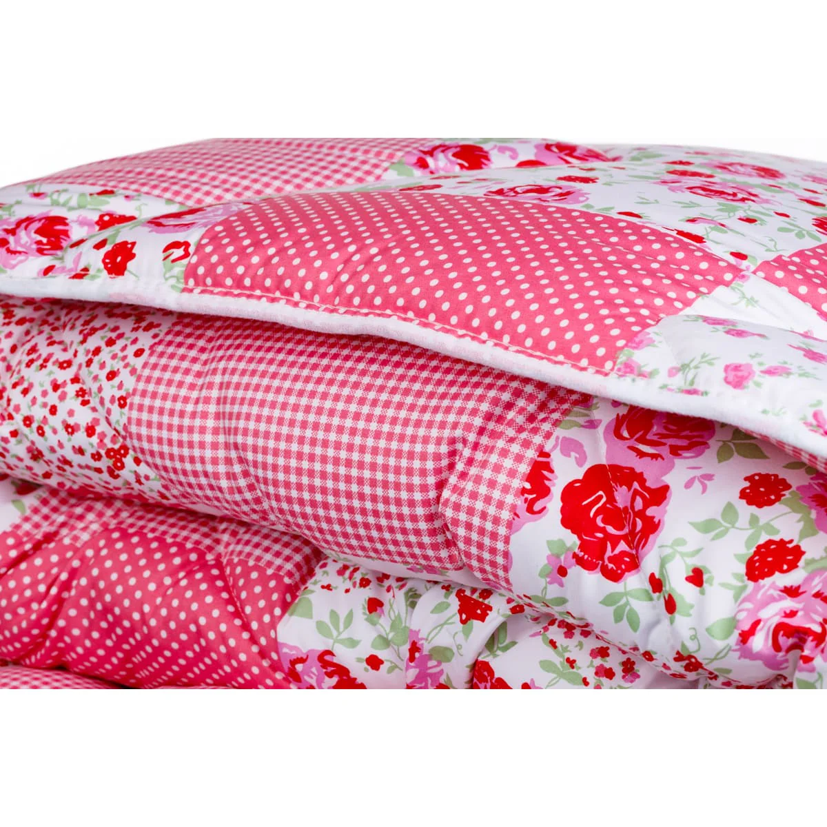 Zelesta Wonderbed 4 Saisons Double - Patchwork Rose - Image 10