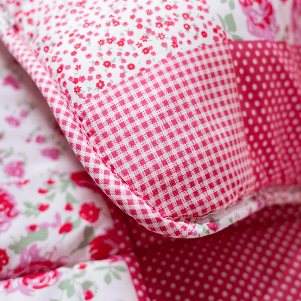 Zelesta Wonderbed 4 Saisons Double - Patchwork Rose - Image 11