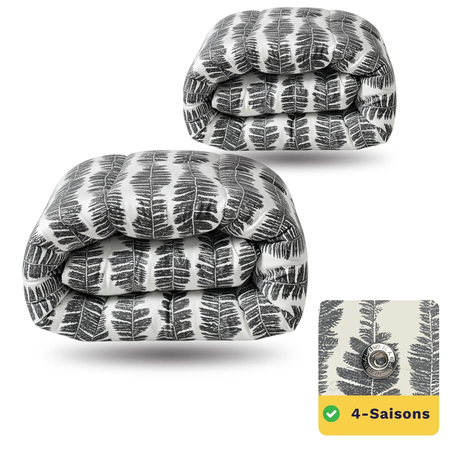 Zelesta Wonderbed 4 Saisons Double - Plume de Savane
